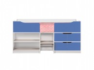 Birlea Paddington Cabin Bed White and Blue Thumbnail