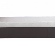GFW Hannover 4ft6 Double Brown Faux Leather Bed Thumbnail