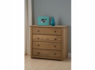 Birlea Santiago 4 Drawer Chest of Drawers Thumbnail