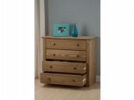 Birlea Santiago 4 Drawer Chest of Drawers Thumbnail