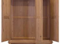 GFW Bowthorpe Oak 3 Door 2 Drawer Wardrobe Thumbnail