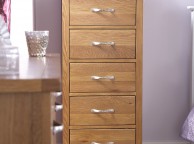 GFW Bowthorpe Oak 5 Drawer Chest Thumbnail