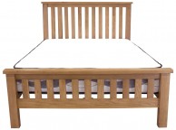 GFW Bowthorpe 5ft Kingsize Oak Bed Frame Thumbnail