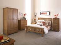 GFW Bowthorpe 5ft Kingsize Oak Bed Frame Thumbnail