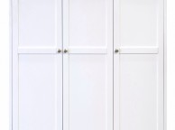 GFW Toulouse White 3 Door 2 Drawer Wardrobe Thumbnail