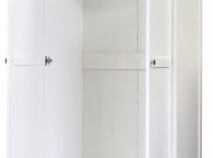 GFW Toulouse White 2 Door 1 Drawer Wardrobe Thumbnail