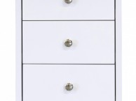 GFW Toulouse White 5 Drawer Narrow Chest Thumbnail