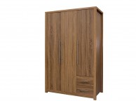 GFW Havana 3 Door Oak Finish Wardrobe Thumbnail