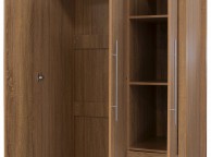 GFW Havana 3 Door Oak Finish Wardrobe Thumbnail