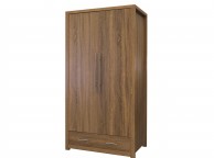 GFW Havana 2 Door Oak Finish Wardrobe Thumbnail