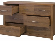 GFW Havana 4 Plus 3 Drawer Oak Finish Chest Thumbnail