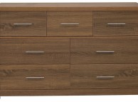 GFW Havana 4 Plus 3 Drawer Oak Finish Chest Thumbnail
