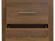 GFW Havana Oak Finish 2 Drawer Bedside Thumbnail