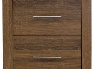 GFW Havana Oak Finish 2 Drawer Bedside Thumbnail