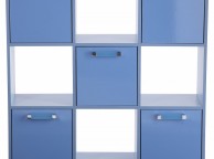 GFW Ottawa 2 Tones Gloss Blue 3x3 Cube Storage Unit Thumbnail