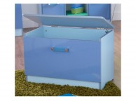 GFW Ottawa 2 Tones Gloss Blue Ottoman Thumbnail