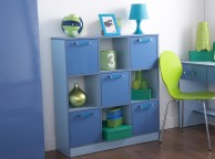 GFW Ottawa 2 Tones Gloss Blue 3x3 Cube Storage Unit Thumbnail