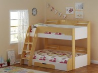 Flair Furnishings Flick Maple Triple Sleeper Bed Thumbnail