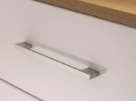 KT Halo Gloss White 3 Drawer Large Chest Thumbnail