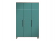 KT Halo Gloss Lagoon 3 Door Wardrobe Thumbnail