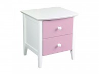 Sweet Dreams Ruby Pink 2 Drawer Bedside Thumbnail