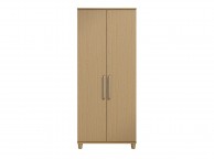 KT Deco Oak 2 Door Wardrobe Thumbnail