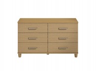KT Deco Oak 6 Drawer Chest Thumbnail
