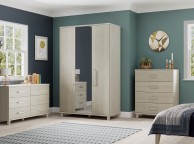 KT Deco Elm 3 Door Gents Wardrobe Thumbnail