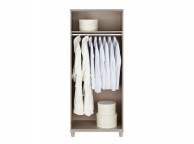 KT Deco Elm 2 Door Wardrobe Thumbnail