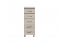KT Deco Elm 5 Drawer Narrow Chest Thumbnail