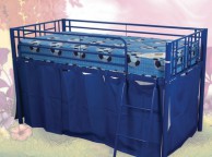 Sweet Dreams Twinkle Metal Mid Sleeper Bed in Blue Thumbnail