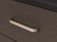 KT Deco Black And Graphite 4 Drawer Chest Thumbnail