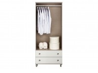 KT Geo White 2 Door Gents Wardrobe Thumbnail