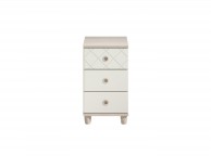 KT Geo White 3 Drawer Narrow Chest Thumbnail