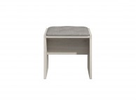 KT Geo White Dressing Table Stool Thumbnail