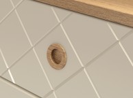 KT Geo Alabaster And Oak 3 Door Gents Wardrobe Thumbnail