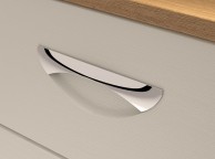 KT Moda White 3 Door Mirrored Gents Wardrobe Thumbnail