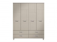 KT Moda Cashmere And Elm 4 Door Gents Wardrobe Thumbnail