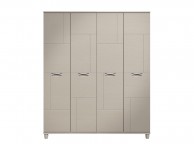 KT Moda Cashmere And Elm 4 Door Wardrobe Thumbnail
