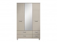 KT Moda Cashmere And Elm 3 Door Mirrored Gents Wardrobe Thumbnail