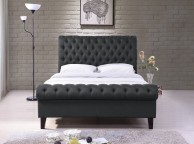 Time Living Richmond 4ft6 Double Grey Fabric Bed Frame Thumbnail