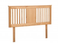 Flintshire Northop 4ft6 Double Oak Headboard Thumbnail