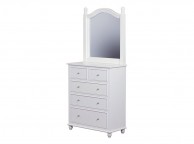 Sweet Dreams Rook 5 Drawer Chest of Drawers in Winter White Thumbnail