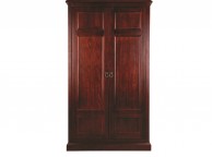 Sweet Dreams Wagner 2 Door Wooden Wardrobe in Mahogany Thumbnail