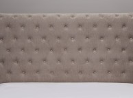 Emporia Mayfair 5ft Kingsize Stone Fabric Bed Thumbnail