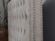 Emporia Mayfair 5ft Kingsize Stone Fabric Bed Thumbnail