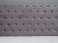 Emporia Mayfair 5ft Kingsize Silver Fabric Bed Thumbnail