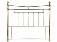 Serene Edmond 5ft King Size Brass Metal Headboard Thumbnail