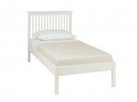 Bentley Designs Atlanta White 3ft Single Low Foot End Bed Frame Thumbnail