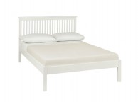 Bentley Designs Atlanta White 4ft6 Double Low Foot End Bed Frame Thumbnail